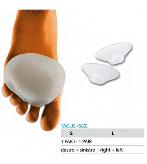 Orione Ok Ped G201 Almohadilla Metatarsal Polímero Derecha + Izquierda Talla L 1 Par-1