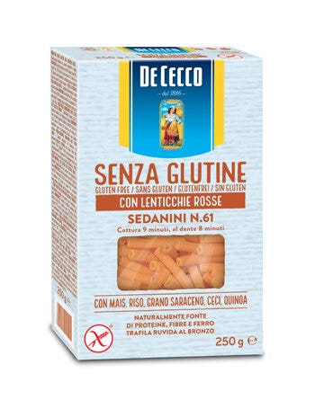 DE CECCO SEDANINI N61 LENT250G