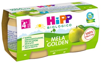 Hipp Puré de manzana Golden 4M+ 2x80 g