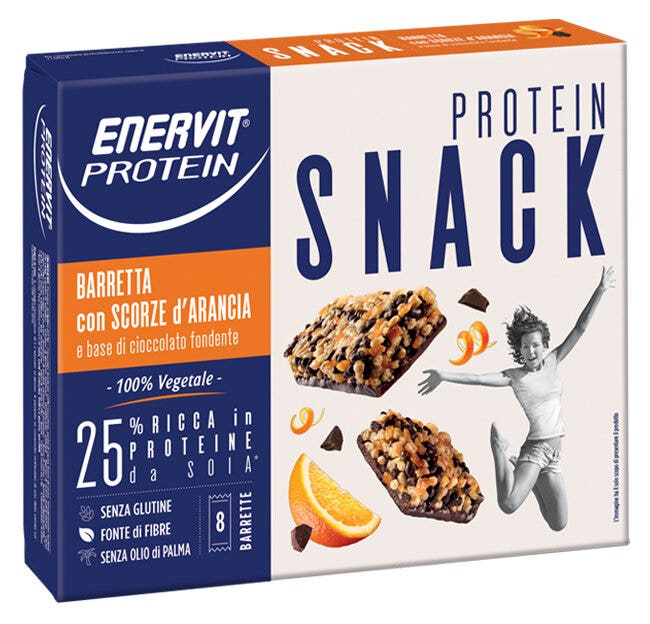 Enervit Protein Snack Arancia 8 Barrette