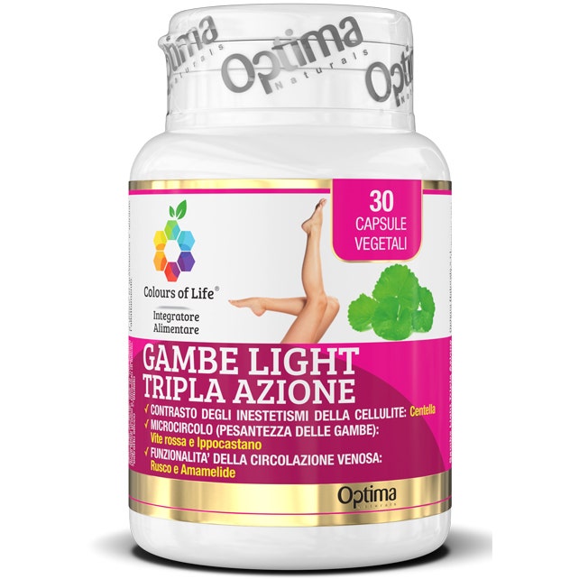 Colours Of Life Piernas Light Triple Acción 30 cápsulas vegetales 850 mg