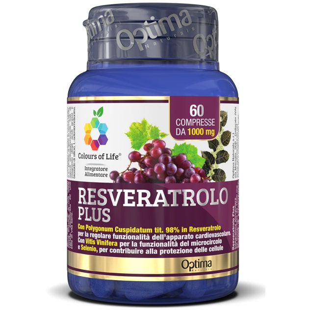 Colors Of Life Resveratrol Plus 60 Comprimidos 1000mg-2