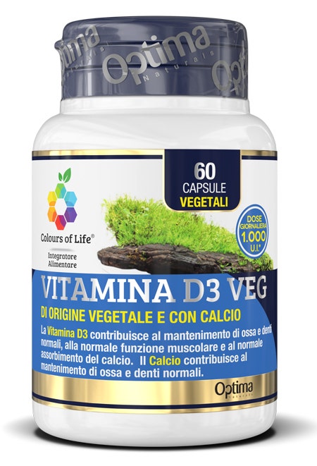 Colors of Life Vitamina D3 Vegetal 60 Cápsulas-1