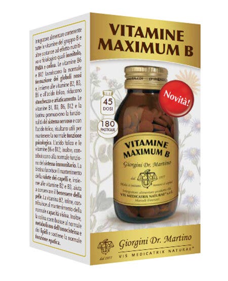 VITAMINAS MAXIMUM B 180 COMPRIMIDOS