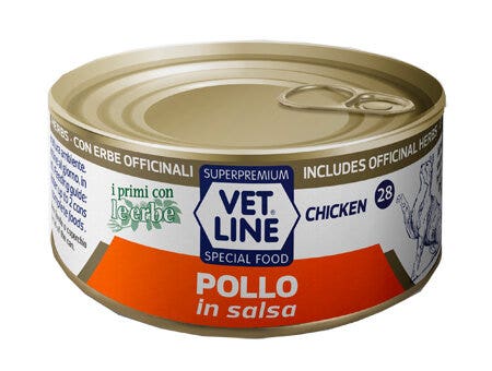 Vet Line Per Gatto Pollo In Salsa 70g