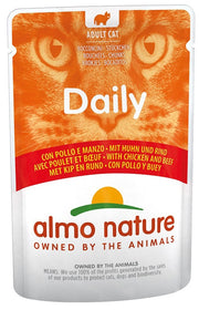 Almo Nature Daily Comida Húmeda Pollo / Ternera Para Gatos Adultos 70g-1