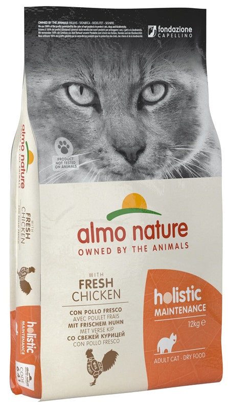 Almo Nature Holistic Maintenance Pollo Fresco Pienso Seco para Gatos Adultos 12kg-1