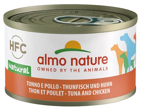 Almo Nature Comida Húmeda Atún y Pollo para Perros 95g-1
