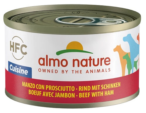 Almo Nature Hcf Ternera Con Jamón Para Perro Adulto 95g-1