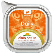 Almo Nature Menú Diario Comida Húmeda con Pavo para Gatos Adultos Bandeja 100g-1
