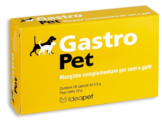 Gastro Pet Alimento Complementario para Perros/Gatos 20 Cápsulas