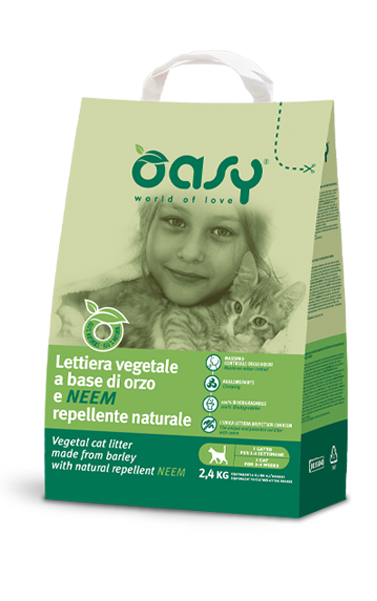 OASY ARENA VEG CEBADA/NEEM 6 L
