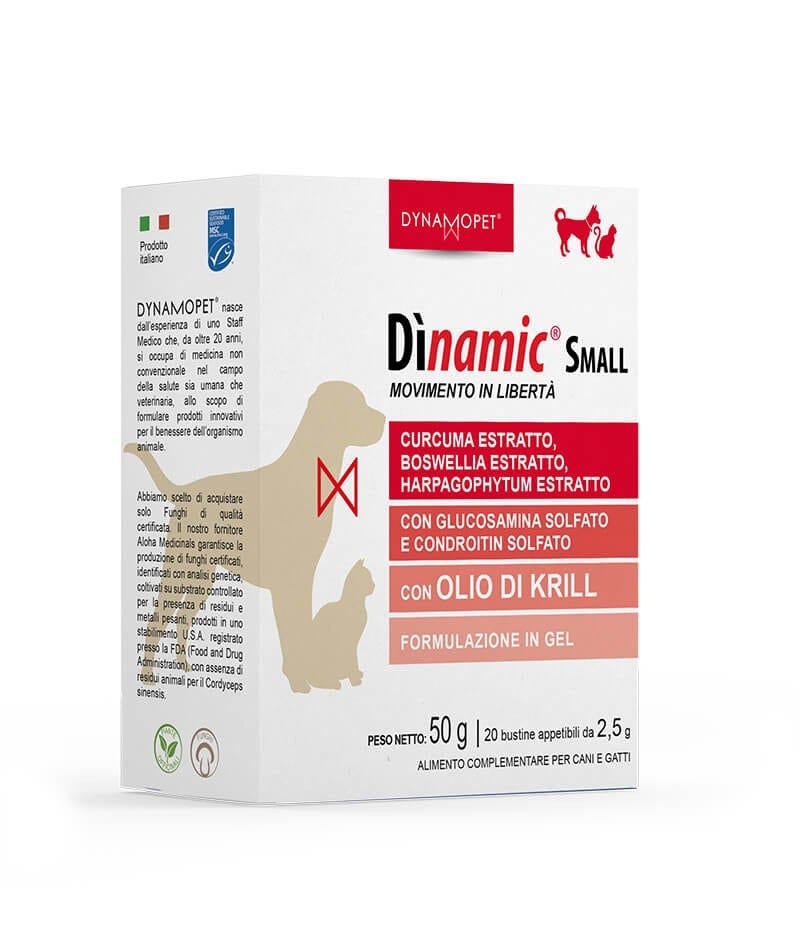 Dinamic Small Alimento Complementario Para Perros Y Gatos 20 Sobres 2,5ml-2