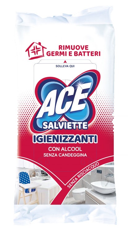 Ace Toallitas Desinfectantes con Alcohol 40 unidades