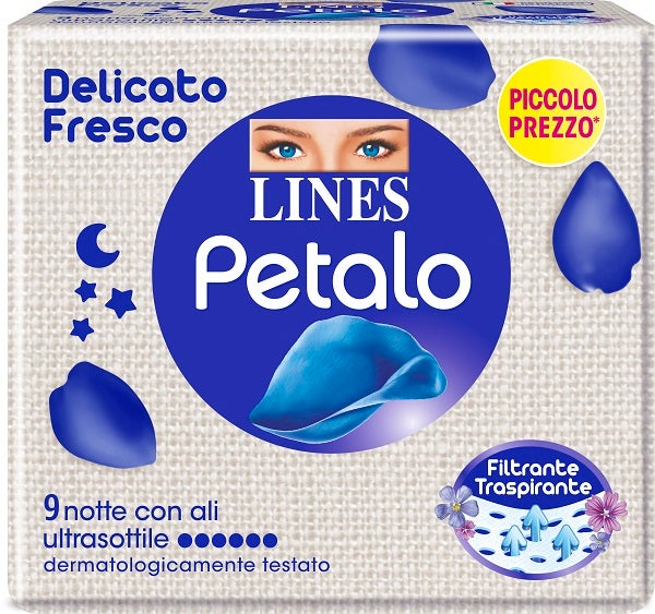 Líneas Pétalo Azul Medianoche 9 Piezas-1