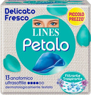 Lineas Pétalo Azul Absorbente Anatómico 13 Piezas-1