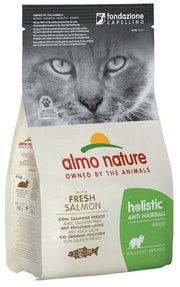 Almo Nature Croquetas Holistic Anti Hariball Salmón Fresco para Gatos Adultos 400g-1