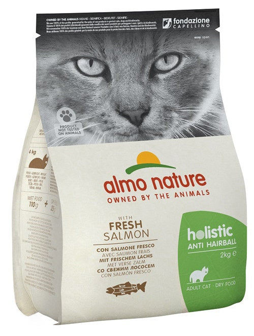 Almo Nature Anti Hairball Pienso Seco Con Salmón Para Gatos Adultos Bolsa 2kg-1