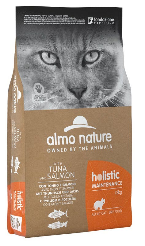 Almo Nature Mantenimiento Holístico Gato Atún y Salmón 12kg-2