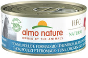 Almo Nature HFC Natural Atún, Pollo y Queso Comida húmeda para gatos adultos 150 g