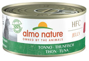 Almo Nature HFC Jelly Comida húmeda de atún para gatos adultos, lata de 150 g