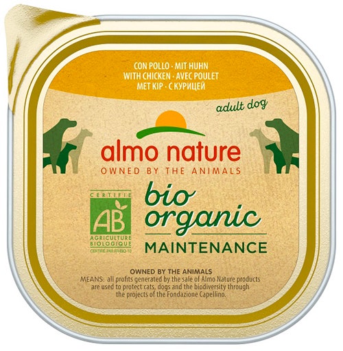 Almo Nature Daily Menu Comida Húmeda Ecológica Pollo Perros Adultos tarrina 300g-1