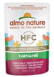 Almo Nature Pienso de Atún y Pollo para Gatos Adultos 55g-1