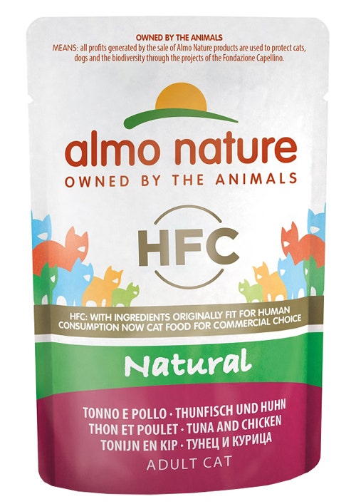 Almo Nature Pienso de Atún y Pollo para Gatos Adultos 55g-1