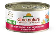 Almo Nature HFC Pollo Húmedo Natural Con Hígado Para Gatos Adultos Lata 70g-1
