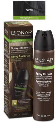 Línea Bios Biokap Nutricolor Spray Retoque Negro 75ml-1