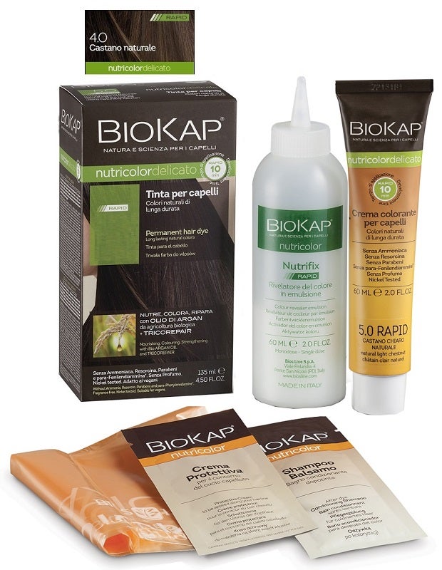 Biokap Nutricolor Tinta Delicato Rapid 4.0 Marrón Natural-1