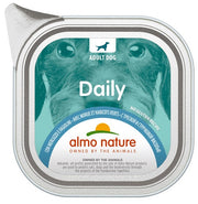 Almo Nature Menú Diario Comida Húmeda Bacalao y Judías Verdes para Perros Adultos Tarrina 100g-1