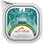 Almo Nature Menú Diario Comida Húmeda Pavo y Calabacín para Perros Adultos Bandeja 100g-1