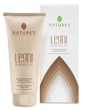 Champú de ducha Nature's White Woods para el cabello corporal 200 ml-1