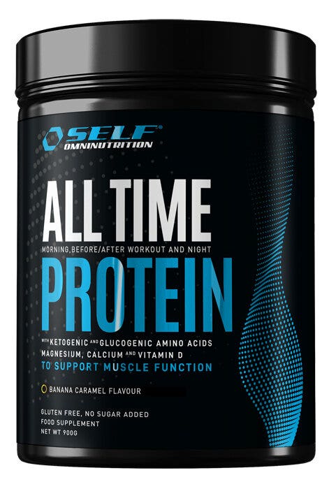 Self Omninutrition All Time Protein Gusto Banana & Caramello 900g