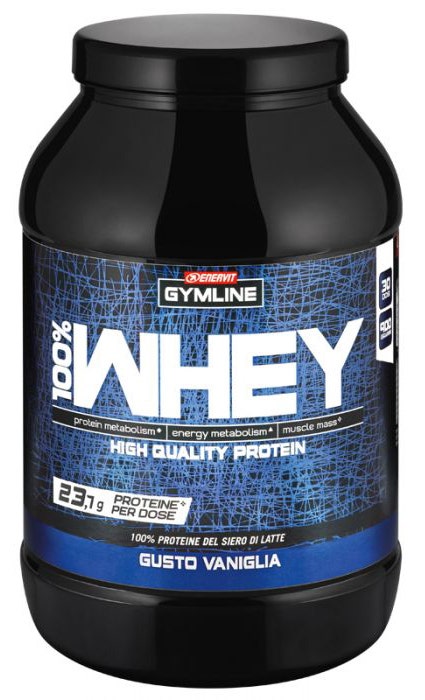 Enervit Gymline 100% Suero Concentrado Vainilla 900g-1