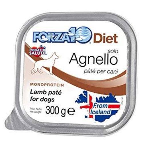 Forza10 Diet Islandia Cordero Comida Húmeda para Perros Tarrina 300g-1