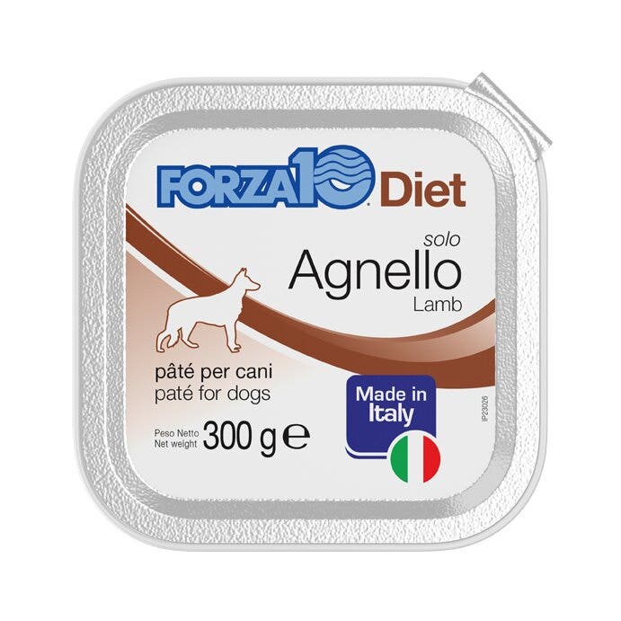 Forza10 Diet Islandia Cordero Comida Húmeda para Perros Tarrina 300g-1