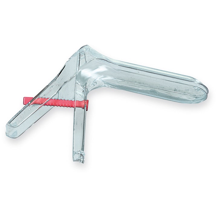 Espéculo vaginal de plástico mediano-3