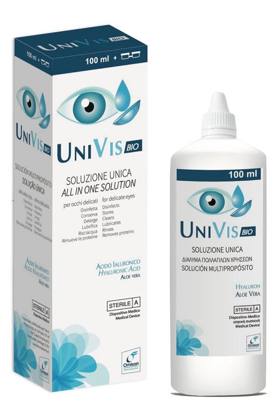 Univis Bio Travel Kit Solución Lentes de Contacto 100ml-1