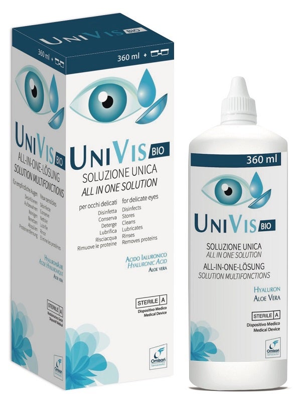 Univis Bio Unique Solution Lentillas Blanda Ojos Sensibles 360ml-1