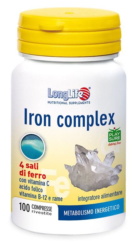 Complejo de Hierro Longlife 100 Comprimidos-1