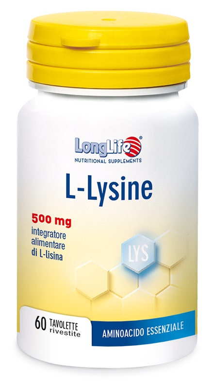 Longlife L-Lisina 500mg 60 Comprimidos-1