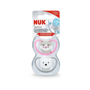Nuk Space Chupete Silicona 6/18 Meses 2 Piezas-1