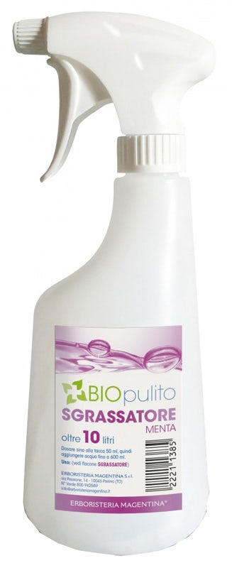Erboristeria Magentina Biopulito Dispensador Vacío Desengrasante Menta 600ml-1