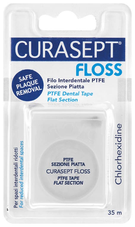 Curasept Floss Cinta PFTE Clorhexidina 35m-1