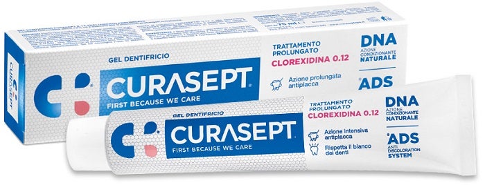 Pasta de dientes Curasept 0,12 % clorhexidina ADS + ADN 75 ml Cuidado bucal