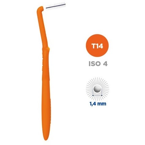 Curasept Proxi Angle Cepillo interdental T14 Naranja 5 unidades 1,4 mm