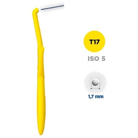 Curasept Proxi Angle Cepillo interdental T17 Amarillo 5 unidades 1,7 mm