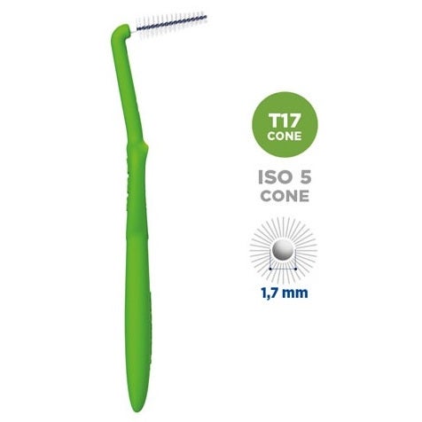 Curasept Proxi Angle Cepillo Interdental T17 Verde 5 Unidades 1,7 mm